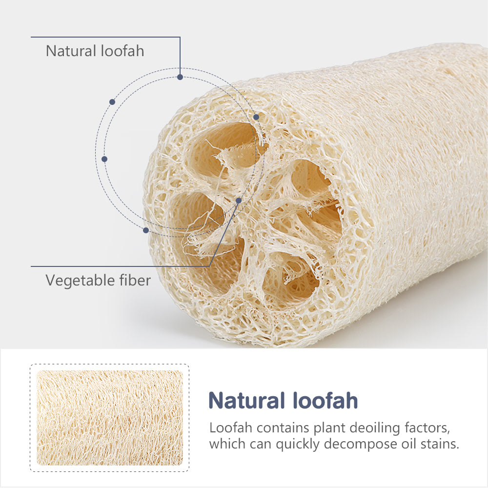 Natural Shower Loofah 3 Pack